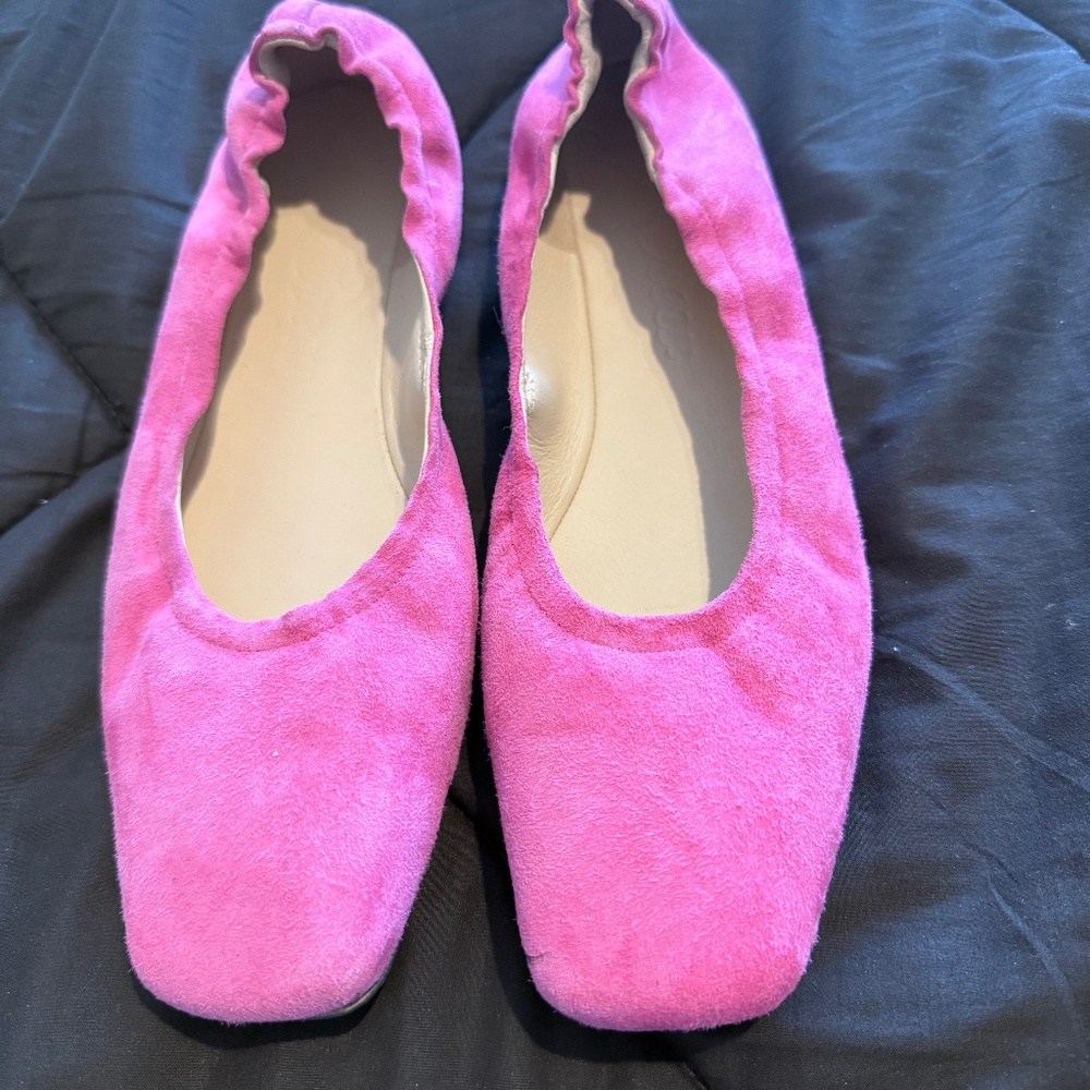 Hot Pink JCrew Ballet Flats
